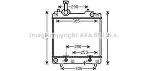 Suzuki Alto Radiateur de refroidissement 17700M68K00000