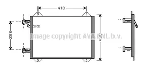 Audi A2 Jäähdyttimen lauhdutin (A/C) 8Z0260403F