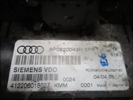 Audi A3 S3 A3 Sportback 8P Oro kondicionieriaus/ klimato/ pečiuko valdymo blokas (salone) 8P0959101