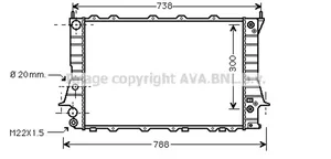 Audi A6 S6 C4 4A Radiateur de refroidissement 4A0121251C