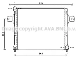 Jeep Grand Cherokee (WK) Radiateur de refroidissement K55116858AA