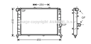 Lancia Lybra Radiateur de refroidissement 46753255