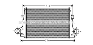 Alfa Romeo 159 Radiatore intercooler 50507299