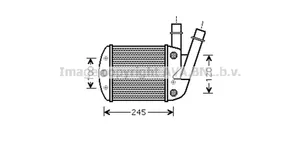 Fiat Panda II Chłodnica powietrza doładowującego / Intercooler 46823259