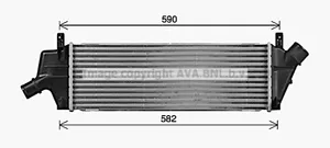 Nissan Micra Radiatore intercooler 14461BC400