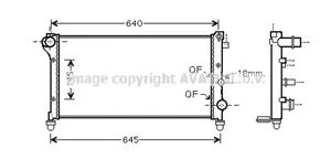 Fiat Panda II Radiatore di raffreddamento 51773192