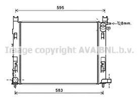 Renault Clio IV Radiateur de refroidissement 214107326R