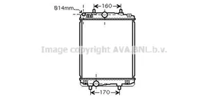 Toyota Aygo AB10 Radiateur de refroidissement 16400YV020