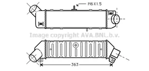 Seat Cordoba (6K) Radiatore intercooler 6K0145805F