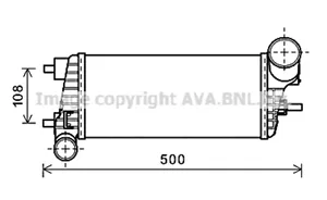 Ford Focus Radiatore intercooler 1778294