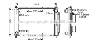 Renault Modus Oro kondicionieriaus radiatorius aušinimo 8200688382