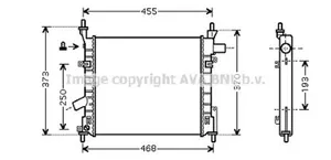 Ford Ka Jäähdyttimen lauhdutin 1361842