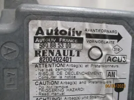 Renault Twingo I Turvatyynyn ohjainlaite/moduuli 8200402401