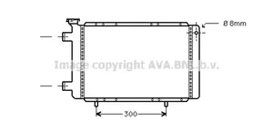 Renault Trafic I Radiateur de refroidissement 7701396218