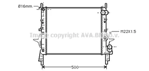 Renault Twingo I Jäähdyttimen lauhdutin 7701036152