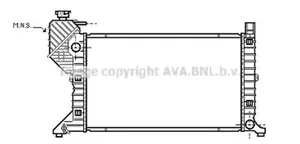 Mercedes-Benz Sprinter W901 W902 W903 W904 Radiateur de refroidissement 9015003400