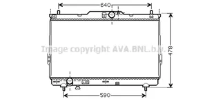 Hyundai Santa Fe Jäähdyttimen lauhdutin 2531026410