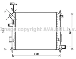 KIA Picanto Coolant radiator 253101Y100