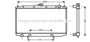 Nissan Primera Radiateur de refroidissement 214109F502