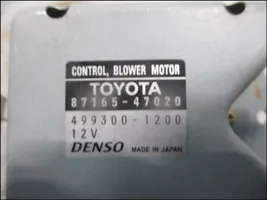 Toyota Prius (NHW20) Pečiuko ventiliatoriaus reostatas (reustatas) 8771047030