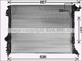 Renault Megane IV Jäähdyttimen lauhdutin 214108175R