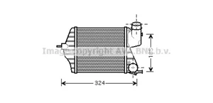 Fiat Idea Radiatore intercooler 46831804