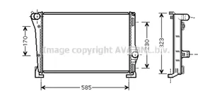 Fiat Idea Chłodnica 71778313