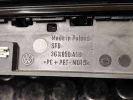 Volkswagen PASSAT B8 Kojelaudan keskiosan tuuletussuuttimen ritilä 3G1858416