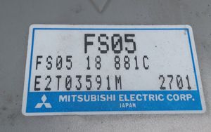 Mazda 2 Unité de commande, module ECU de moteur FS0518881C