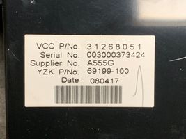 Volvo V50 Monitor / wyświetlacz / ekran 31268051