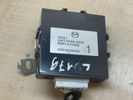 Mazda 3 II Pysäköintitutkan (PCD) ohjainlaite/moduuli BBP367UU0A