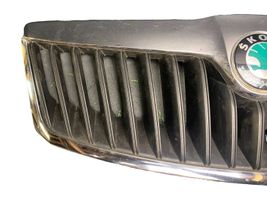 Skoda Octavia Mk2 (1Z) Maskownica / Grill / Atrapa górna chłodnicy 1Z0853661A