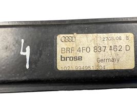 Audi A6 S6 C6 4F Mécanisme de lève-vitre avant sans moteur 4F0837462