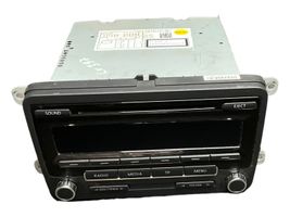 Volkswagen Polo V 6R Radio/CD/DVD/GPS-pääyksikkö 5M0035186J