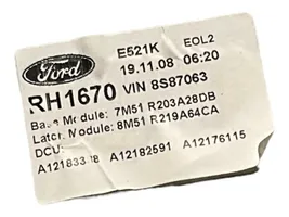 Ford Kuga I Manualny podnośnik szyby drzwi bocznych / przesuwnych 7M51R203A28DB