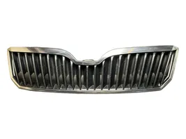 Skoda Superb B6 (3T) Maskownica / Grill / Atrapa górna chłodnicy 3T0853668B