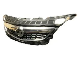 Opel Astra J Front bumper upper radiator grill 13266577