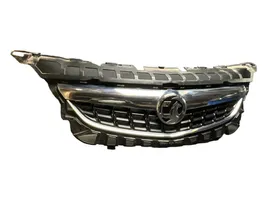 Opel Astra J Front bumper upper radiator grill 13266577