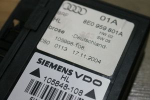 Audi A4 S4 B7 8E 8H Durų elektronikos valdymo blokas 8E0959801A