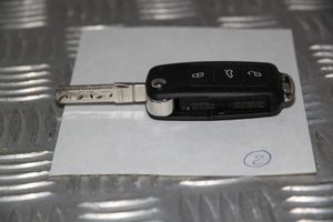 Volkswagen Caddy Užvedimo raktas (raktelis)/ kortelė 5K0837202BH