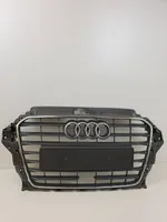 Audi A3 S3 8V Etupuskurin ylempi jäähdytinsäleikkö 8V3853651A