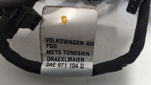 Volkswagen PASSAT B7 Pysäköintitutkan anturin johtosarja (PDC) 3AE971104D