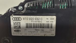 Audi A5 8T 8F Tachimetro (quadro strumenti) 8T0920932C