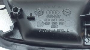 Audi A8 S8 D3 4E Poignée inférieure de porte avant 4E0837019