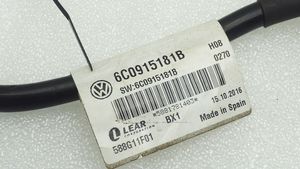 Skoda Fabia Mk3 (NJ) Câble négatif masse batterie 6C0915181B