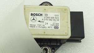 Mercedes-Benz B W245 ESP (elektroniskās stabilitātes programmas) sensors (paātrinājuma sensors) 0265005623