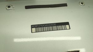 Mercedes-Benz CL C215 Ramka tylnej tablicy rejestracyjnej 2157500081