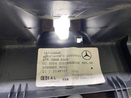 Mercedes-Benz C W204 Cache serrure de hayon/coffre arrière A2047400472