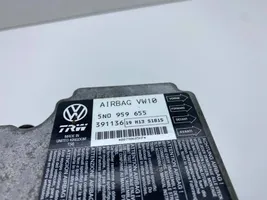 Volkswagen PASSAT CC Turvatyynyn ohjainlaite/moduuli 5N0959655