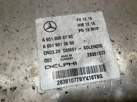 Mercedes-Benz Sprinter W906 Juego de cerradura y set ECU del motor A6519000700